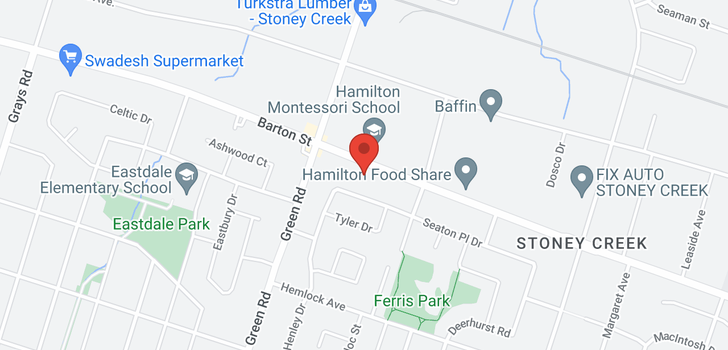 map of 300 Barton Street